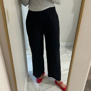 Abercrombie & Fitch Black Wide Leg Pants